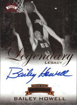 2008-09 Press Pass Legends - Legendary Legacy Autographs #LL-BH Bailey Howell Front