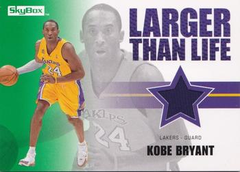 2008-09 SkyBox - Larger Than Life Retail (Green) #LL-KB Kobe Bryant Front