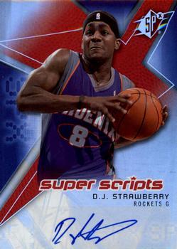 2008-09 SPx - Super Scripts #SS-DS D.J. Strawberry Front