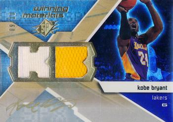 2008-09 SPx - Winning Materials Autographs Jerseys #WMI-KB Kobe Bryant Front