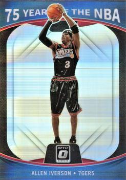 2021-22 Panini Prizm - 75 Years of the NBA (Donruss Optic) #38 Allen Iverson Front