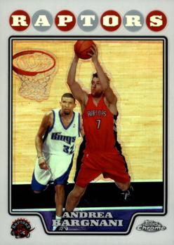 2008-09 Topps Chrome - Refractors #44 Andrea Bargnani Front