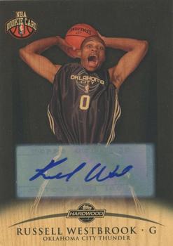 2008-09 Topps Hardwood - Rookie Autographs 1 #RC104 Russell Westbrook Front