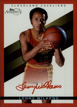 2008-09 Topps Signature - Facsimile Red #TS-LW Lenny Wilkens Front