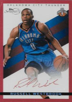 2008-09 Topps Signature - Facsimile Red #TS-RW Russell Westbrook Front