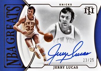 2021-22 Panini National Treasures - NBA Greats Signatures Bronze #NGS-JLU Jerry Lucas Front