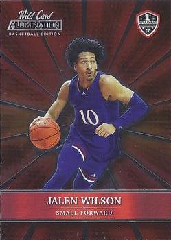 2021-22 Wild Card Alumination - Red Chase #ABC-34 Jalen Wilson Front