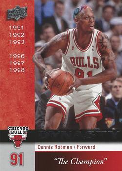 2008-09 Upper Deck - Dynasty Chicago Bulls #CHI-22 Dennis Rodman Front