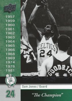 2008-09 Upper Deck - Dynasty Boston Celtics #BOS-4 Sam Jones Front