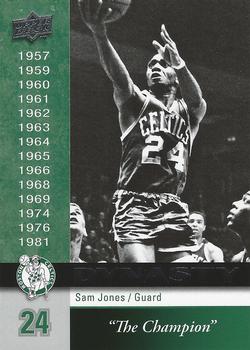 2008-09 Upper Deck - Dynasty Boston Celtics #BOS-6 Sam Jones Front
