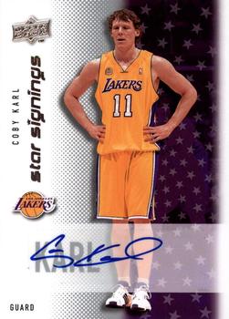 2008-09 Upper Deck - Star Signings #SS-BK Coby Karl Front