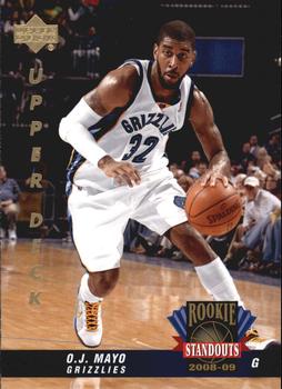 2008-09 Upper Deck Lineage - Rookie Standouts #RS-3 O.J. Mayo Front