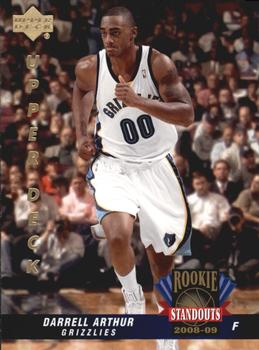 2008-09 Upper Deck Lineage - Rookie Standouts #RS-22 Darrell Arthur Front