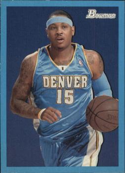 2009-10 Bowman 48 - Blue #20 Carmelo Anthony Front