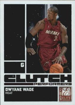 2009-10 Donruss Elite - Clutch Performers #7 Dwyane Wade Front