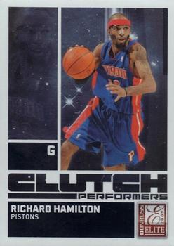 2009-10 Donruss Elite - Clutch Performers Black #18 Richard Hamilton Front