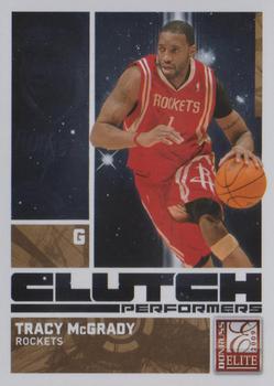 2009-10 Donruss Elite - Clutch Performers Gold #12 Tracy McGrady Front