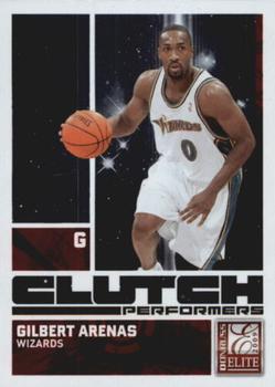2009-10 Donruss Elite - Clutch Performers Red #16 Gilbert Arenas Front