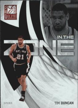 2009-10 Donruss Elite - In the Zone #13 Tim Duncan Front