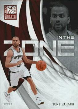2009-10 Donruss Elite - In the Zone Red #11 Tony Parker Front