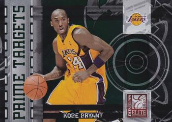 2009-10 Donruss Elite - Prime Targets Green #2 Kobe Bryant Front