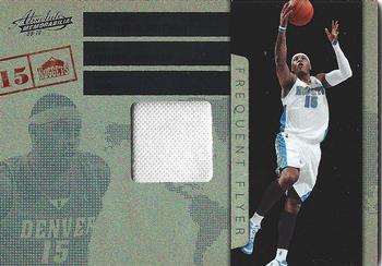 2009-10 Panini Absolute Memorabilia - Frequent Flyer Materials #16 Carmelo Anthony Front