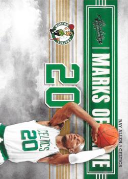 2009-10 Panini Absolute Memorabilia - Marks of Fame #5 Ray Allen Front