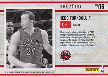 2009-10 Panini Certified - Imports #06 Hedo Turkoglu Back