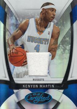 2009-10 Panini Certified - Mirror Blue Materials #31 Kenyon Martin Front