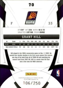 2009-10 Panini Certified - Mirror Red #70 Grant Hill Back