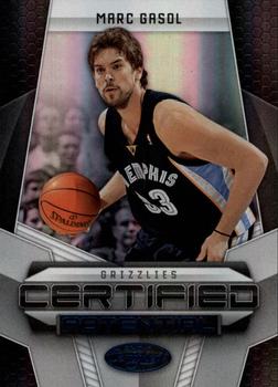 2009-10 Panini Certified - Potential Blue #10 Marc Gasol Front