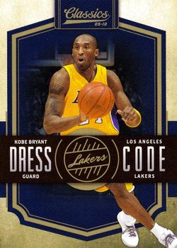 2009-10 Panini Classics - Dress Code Gold #17 Kobe Bryant Front