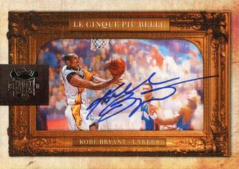2009-10 Panini Court Kings - Le Cinque Piu Belle Signatures #3 Kobe Bryant Front