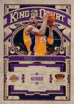 2009-10 Panini Crown Royale - King on the Court #10 Kobe Bryant Front