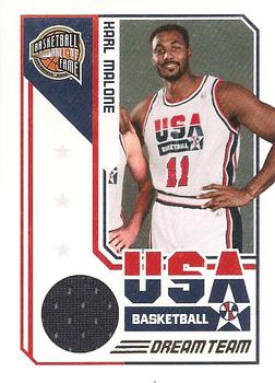 2010 Panini Hall of Fame - Dream Team Game Threads #4 Karl Malone Front