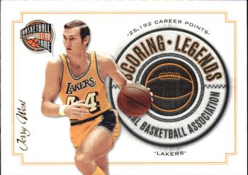 2010 Panini Hall of Fame - Scoring Legends #10 Jerry West Front