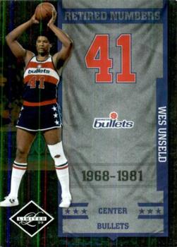 2009-10 Panini Limited - Retired Numbers #20 Wes Unseld Front