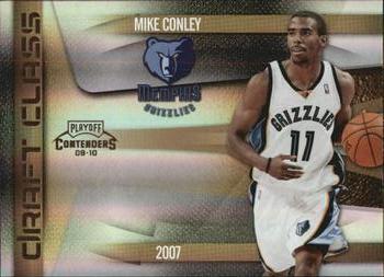 2009-10 Panini Playoff Contenders - Draft Class Black #9 Mike Conley Front