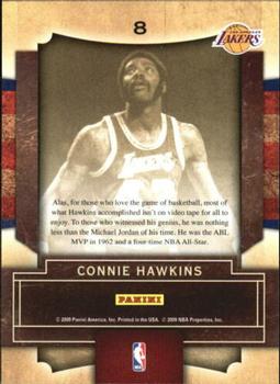 2009-10 Panini Playoff Contenders - Legendary Contenders #8 Connie Hawkins Back
