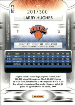 2009-10 Panini Prestige - Bonus Shots Orange #72 Larry Hughes Back