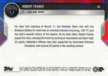 2022-23 Topps Now NBL #68 Robert Franks Back