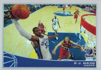 2009-10 Topps - Chrome Refractors #48 O.J. Mayo Front