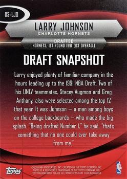 2009-10 Topps - Draft Snapshot #DS-LJO Larry Johnson Back