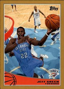 2009-10 Topps - Gold #212 Jeff Green Front