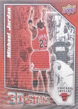 2009-10 Upper Deck - 3D Stars #3D-MJ Michael Jordan Front