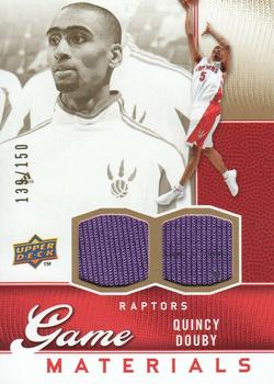 2009-10 Upper Deck - Game Materials Gold #GJ-QD Quincy Douby Front