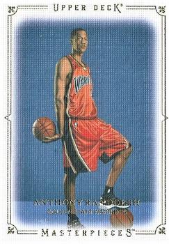 2009-10 Upper Deck - Masterpieces #MA-AR Anthony Randolph Front