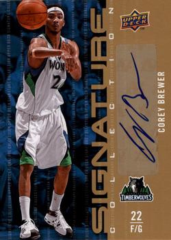 2009-10 Upper Deck - Signature Collection #18 Corey Brewer Front