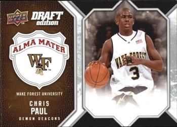 2009-10 Upper Deck Draft Edition - Alma Mater #AM-CP Chris Paul Front