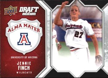 2009-10 Upper Deck Draft Edition - Alma Mater #AM-FI Jennie Finch Front
